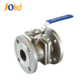 Class150 Material SS304 SS316 SS316L CF8 WCB Stainless Steel 2PC Flange End Ball Valve